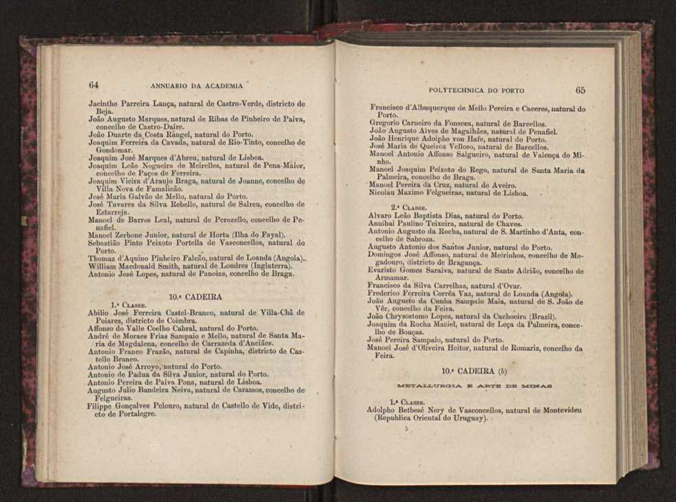 Annuario da Academia Polytechnica do Porto. A. 1 (1877-1878) / Ex. 2 34