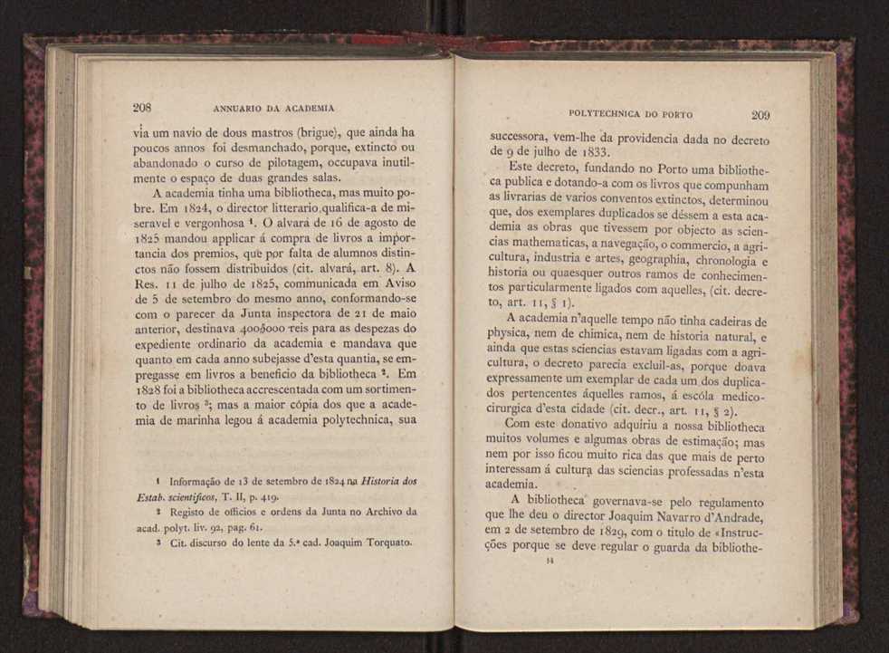 Annuario da Academia Polytechnica do Porto. A. 1 (1877-1878) / Ex. 2 105