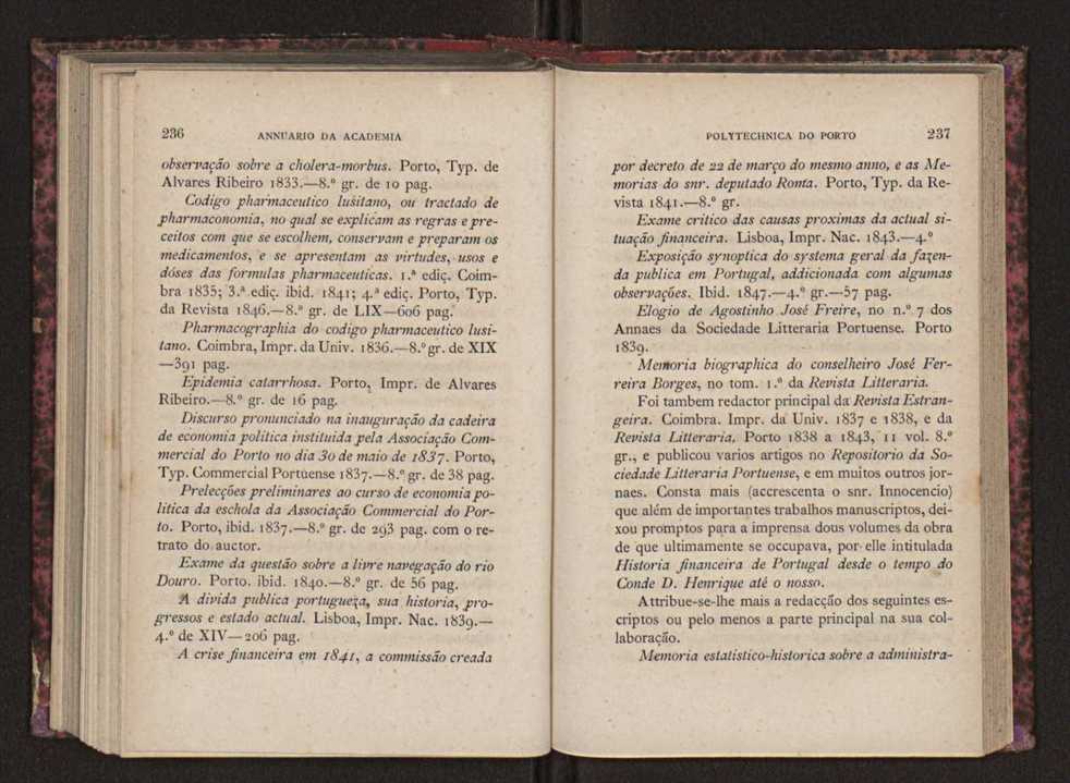Annuario da Academia Polytechnica do Porto. A. 1 (1877-1878) / Ex. 2 119