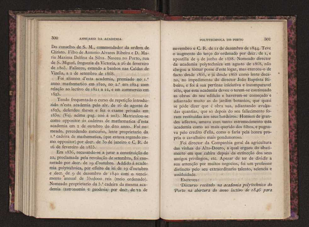 Annuario da Academia Polytechnica do Porto. A. 1 (1877-1878) / Ex. 2 151