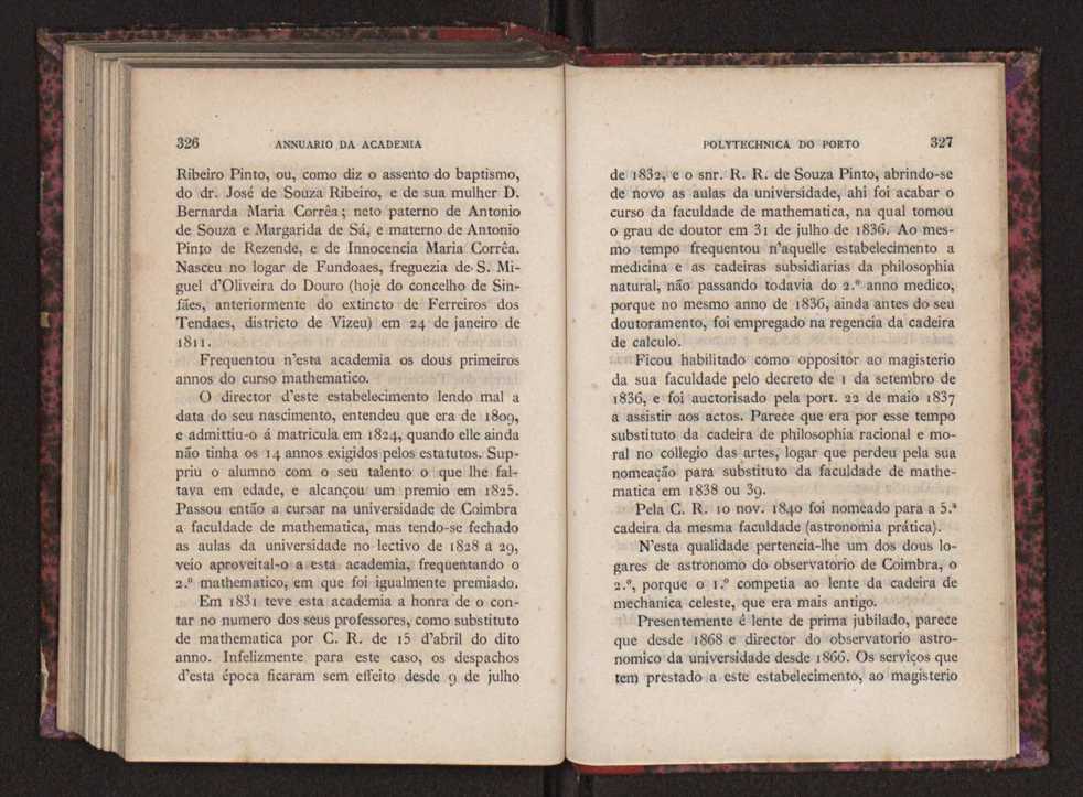 Annuario da Academia Polytechnica do Porto. A. 1 (1877-1878) / Ex. 2 164