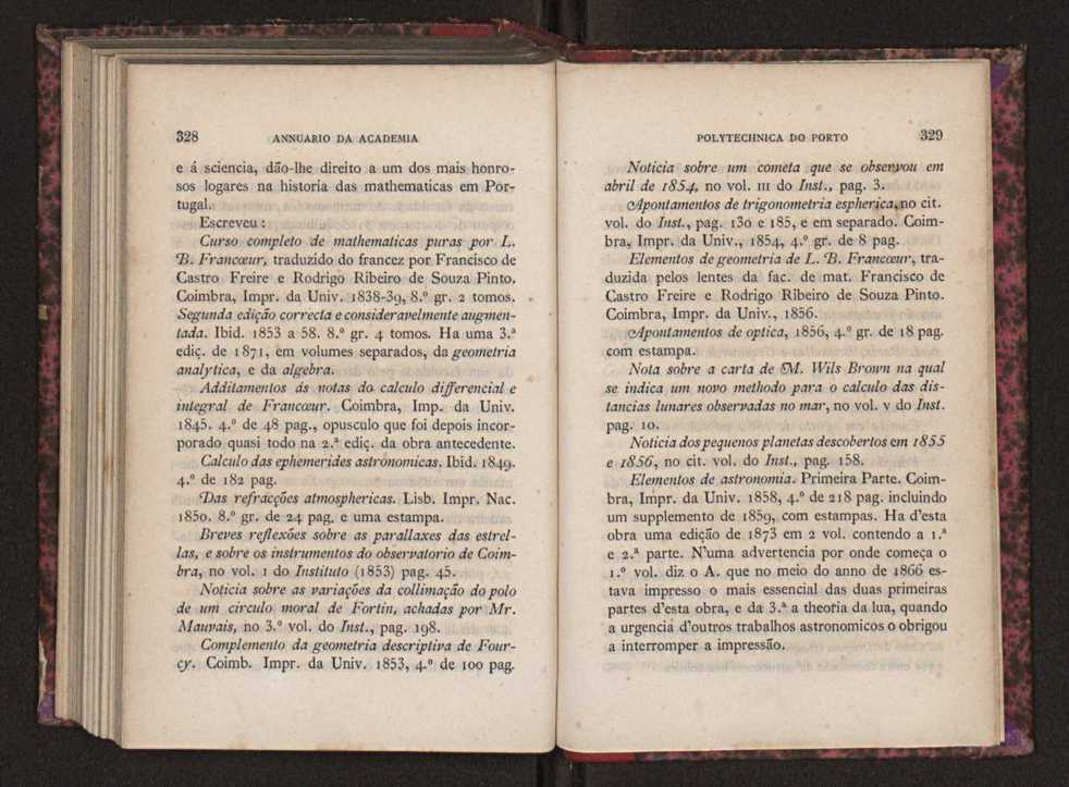 Annuario da Academia Polytechnica do Porto. A. 1 (1877-1878) / Ex. 2 165