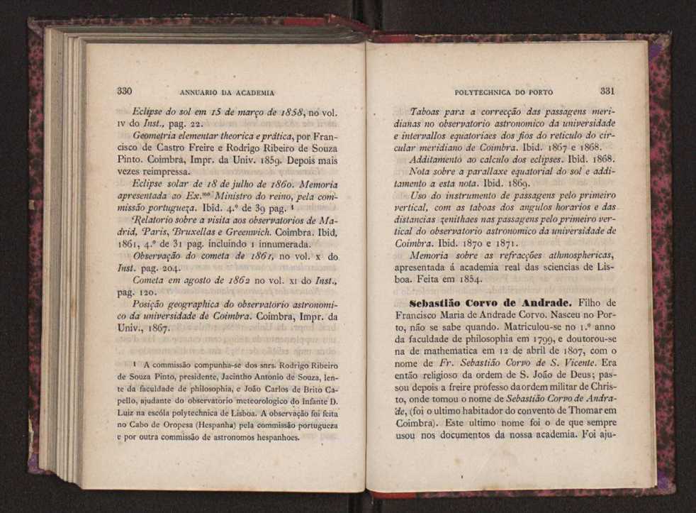Annuario da Academia Polytechnica do Porto. A. 1 (1877-1878) / Ex. 2 166