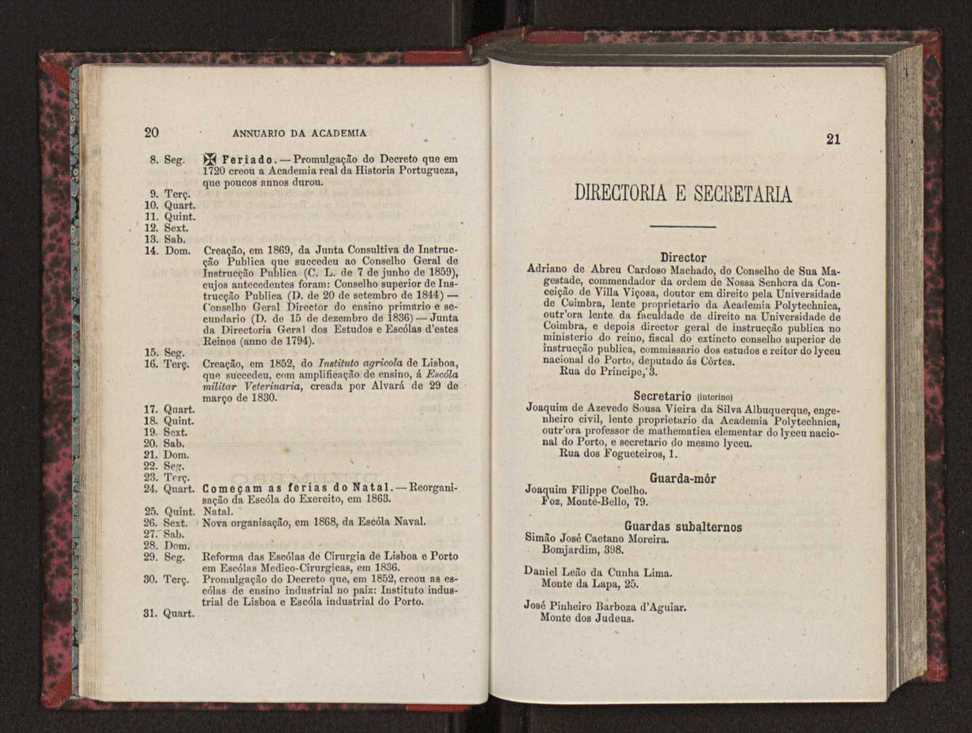 Annuario da Academia Polytechnica do Porto. A. 2 (1878-1879) / Ex. 2 14