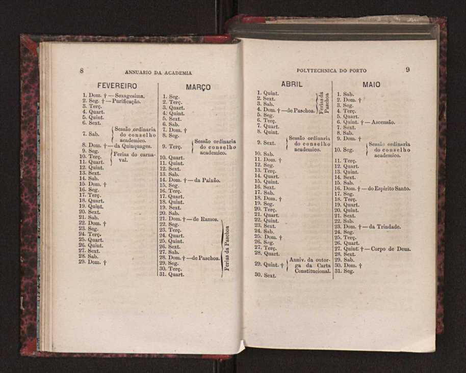 Annuario da Academia Polytechnica do Porto. A. 3 (1879-1880) / Ex. 2 8