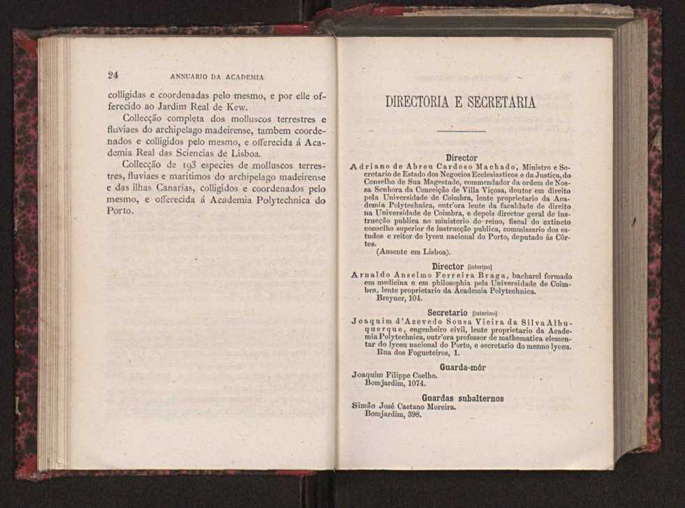 Annuario da Academia Polytechnica do Porto. A. 3 (1879-1880) / Ex. 2 16