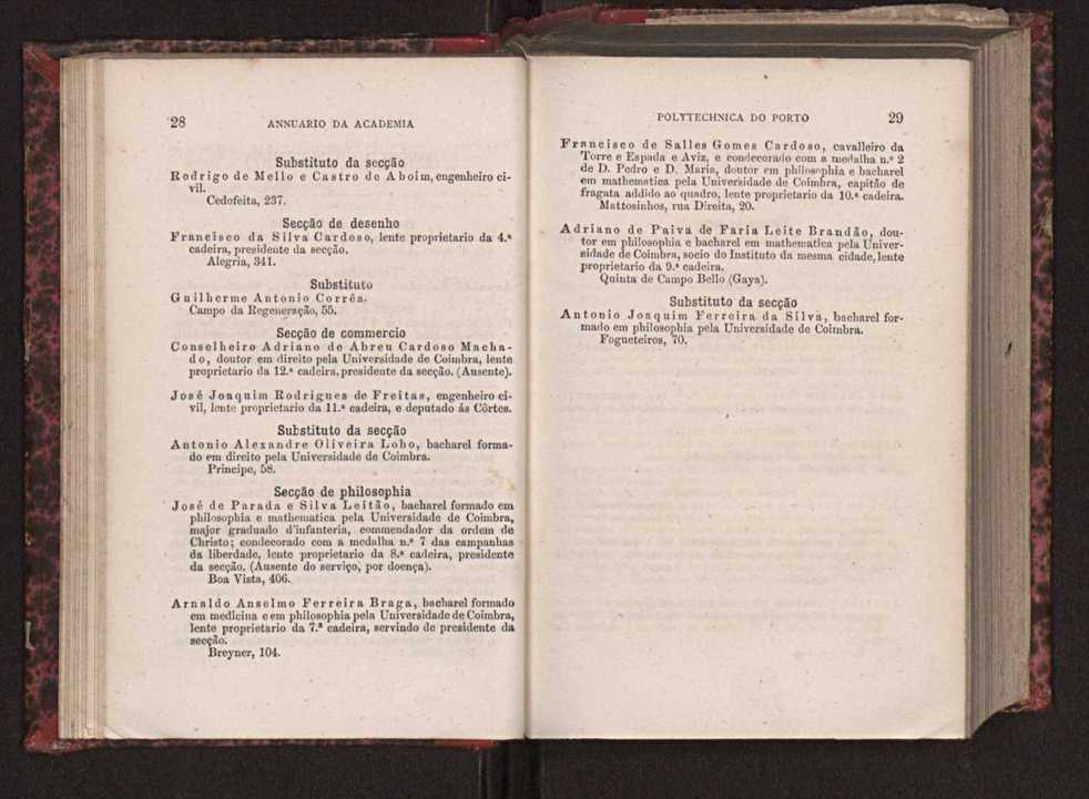 Annuario da Academia Polytechnica do Porto. A. 3 (1879-1880) / Ex. 2 18