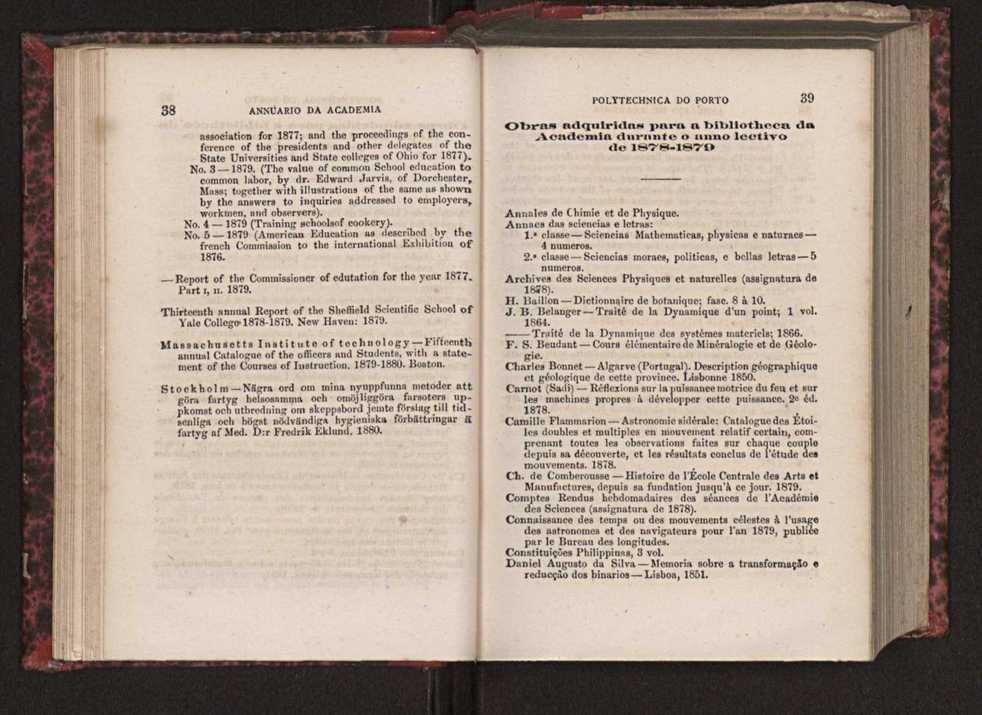 Annuario da Academia Polytechnica do Porto. A. 3 (1879-1880) / Ex. 2 23