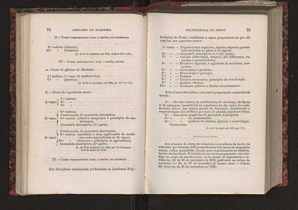Annuario da Academia Polytechnica do Porto. A. 3 (1879-1880) / Ex. 2 40