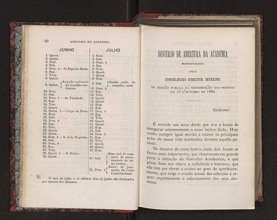 Annuario da Academia Polytechnica do Porto. A. 4 (1880-1881) / Ex. 2 9