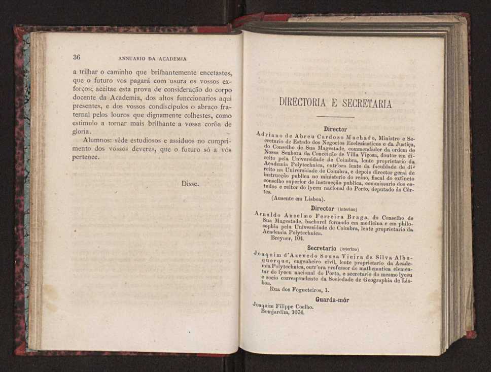 Annuario da Academia Polytechnica do Porto. A. 4 (1880-1881) / Ex. 2 22