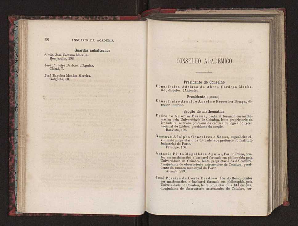 Annuario da Academia Polytechnica do Porto. A. 4 (1880-1881) / Ex. 2 23