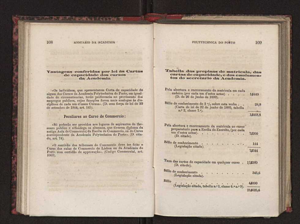 Annuario da Academia Polytechnica do Porto. A. 4 (1880-1881) / Ex. 2 58
