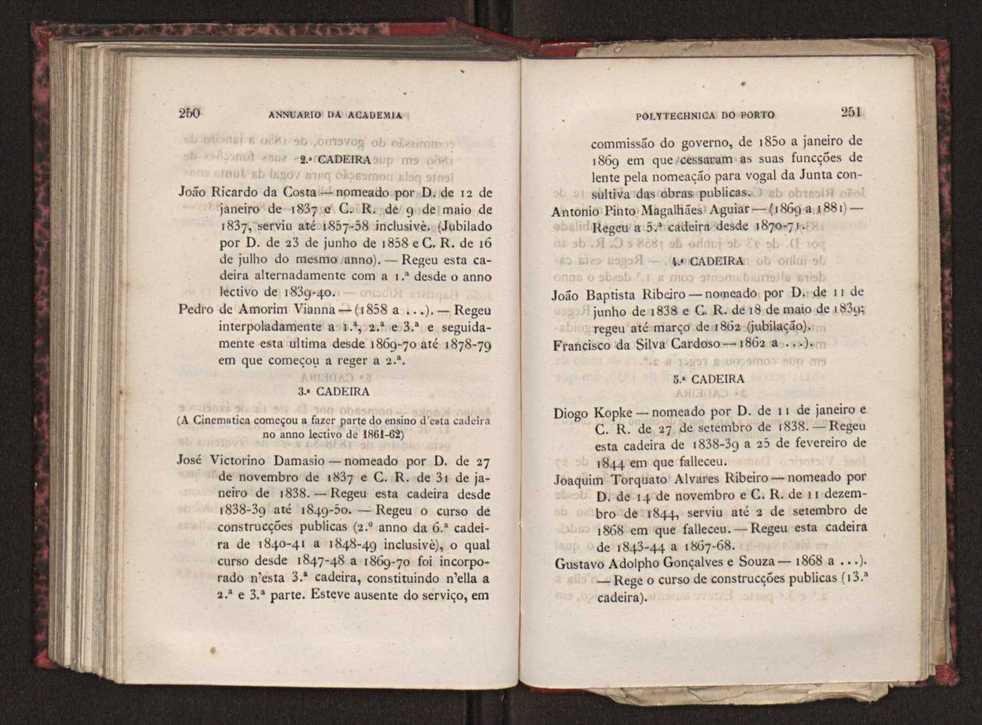 Annuario da Academia Polytechnica do Porto. A. 4 (1880-1881) / Ex. 2 128