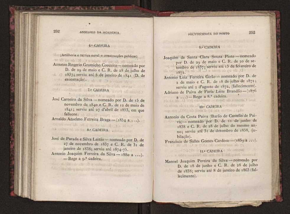 Annuario da Academia Polytechnica do Porto. A. 4 (1880-1881) / Ex. 2 129