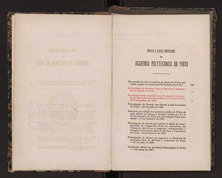 Annuario da Academia Polytechnica do Porto. A. 5 (1881-1882) / Ex. 2 5