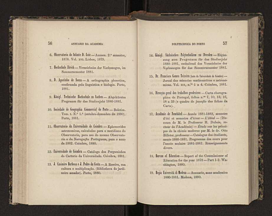Annuario da Academia Polytechnica do Porto. A. 5 (1881-1882) / Ex. 2 32