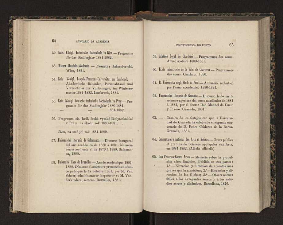 Annuario da Academia Polytechnica do Porto. A. 5 (1881-1882) / Ex. 2 36