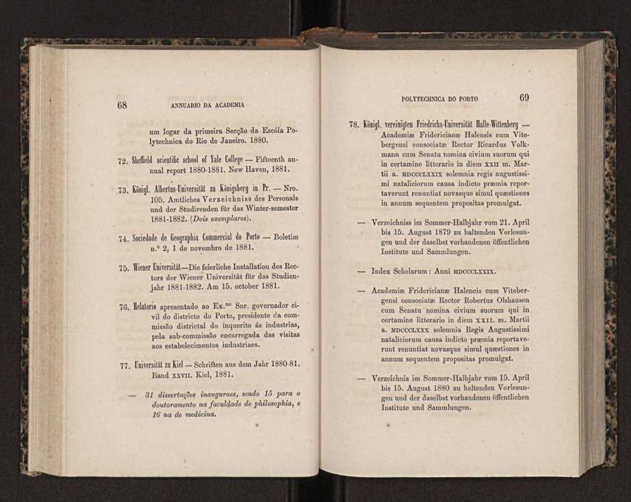 Annuario da Academia Polytechnica do Porto. A. 5 (1881-1882) / Ex. 2 38