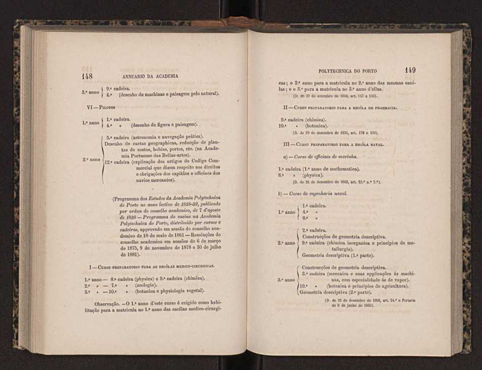 Annuario da Academia Polytechnica do Porto. A. 5 (1881-1882) / Ex. 2 78
