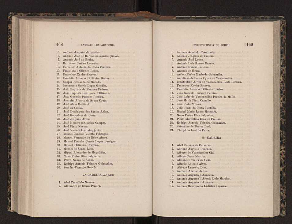 Annuario da Academia Polytechnica do Porto. A. 5 (1881-1882) / Ex. 2 88
