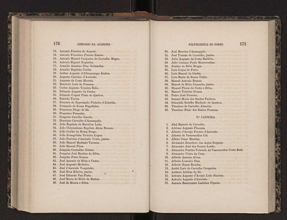 Annuario da Academia Polytechnica do Porto. A. 5 (1881-1882) / Ex. 2 89