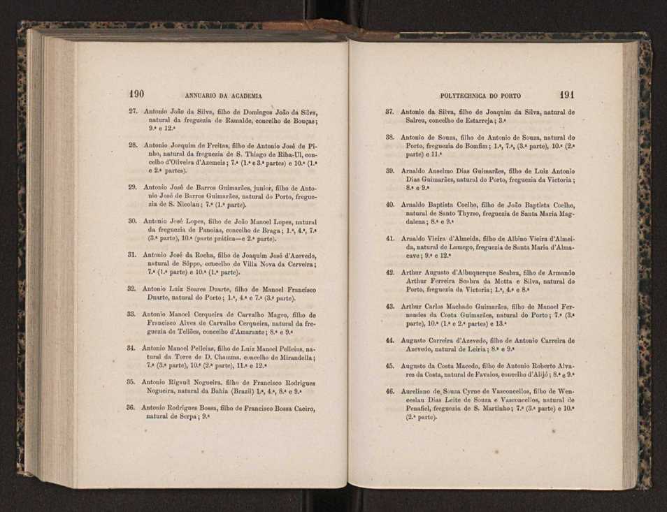 Annuario da Academia Polytechnica do Porto. A. 5 (1881-1882) / Ex. 2 99