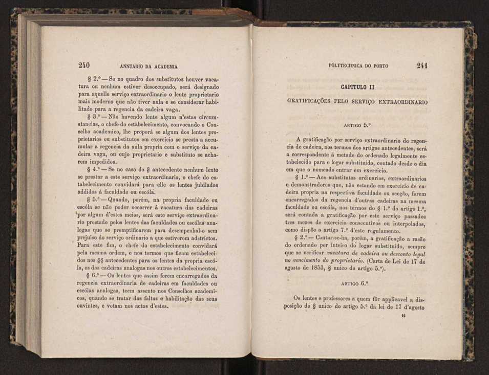 Annuario da Academia Polytechnica do Porto. A. 5 (1881-1882) / Ex. 2 123
