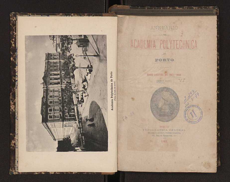 Annuario da Academia Polytechnica do Porto. A. 6 (1882-1883) / Ex. 2 3