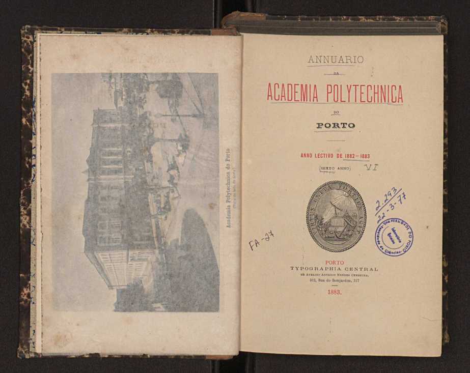 Annuario da Academia Polytechnica do Porto. A. 6 (1882-1883) / Ex. 2 4