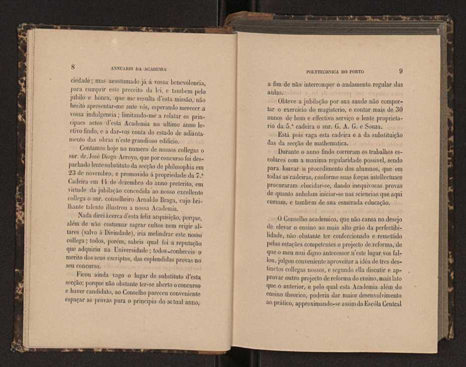 Annuario da Academia Polytechnica do Porto. A. 6 (1882-1883) / Ex. 2 8