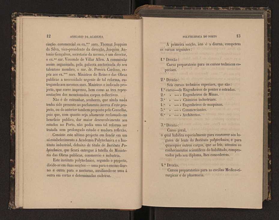 Annuario da Academia Polytechnica do Porto. A. 6 (1882-1883) / Ex. 2 10