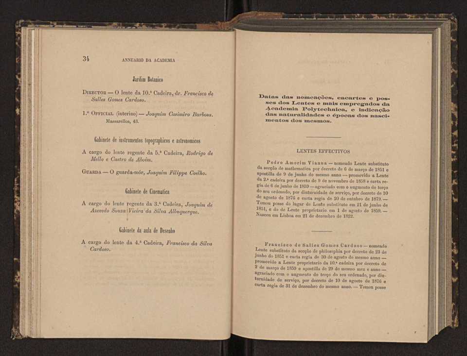 Annuario da Academia Polytechnica do Porto. A. 6 (1882-1883) / Ex. 2 23