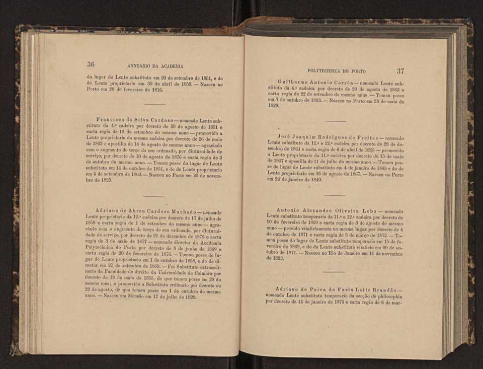 Annuario da Academia Polytechnica do Porto. A. 6 (1882-1883) / Ex. 2 24