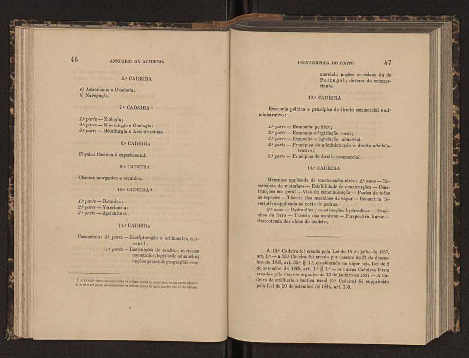 Annuario da Academia Polytechnica do Porto. A. 6 (1882-1883) / Ex. 2 29
