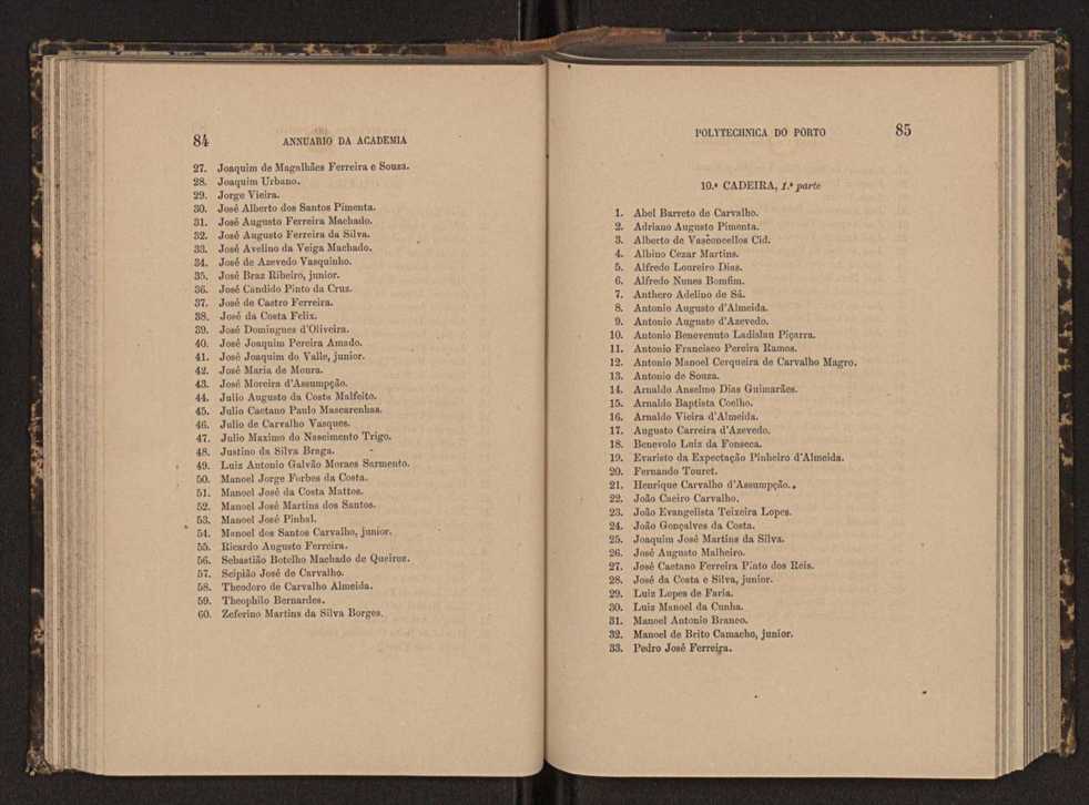 Annuario da Academia Polytechnica do Porto. A. 6 (1882-1883) / Ex. 2 47