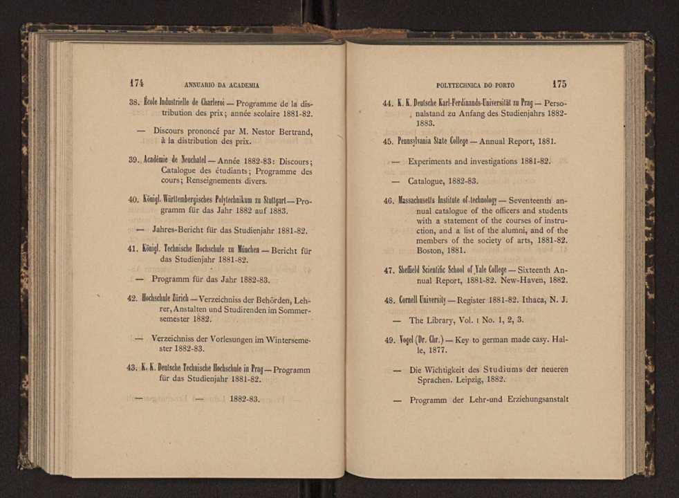 Annuario da Academia Polytechnica do Porto. A. 6 (1882-1883) / Ex. 2 92