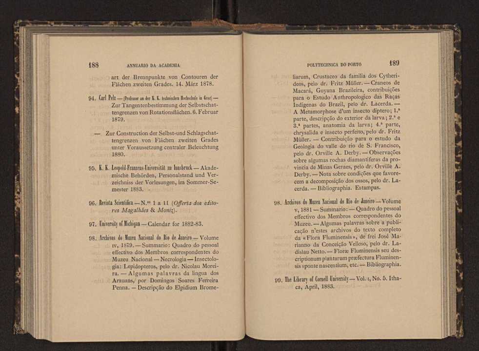 Annuario da Academia Polytechnica do Porto. A. 6 (1882-1883) / Ex. 2 99