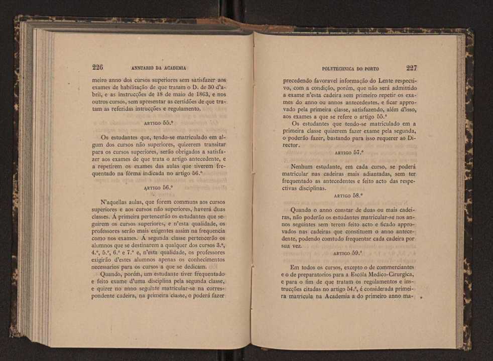 Annuario da Academia Polytechnica do Porto. A. 6 (1882-1883) / Ex. 2 118