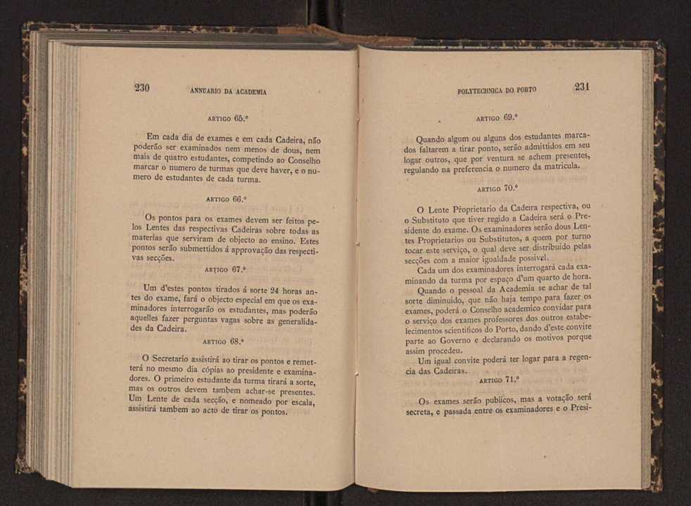 Annuario da Academia Polytechnica do Porto. A. 6 (1882-1883) / Ex. 2 120