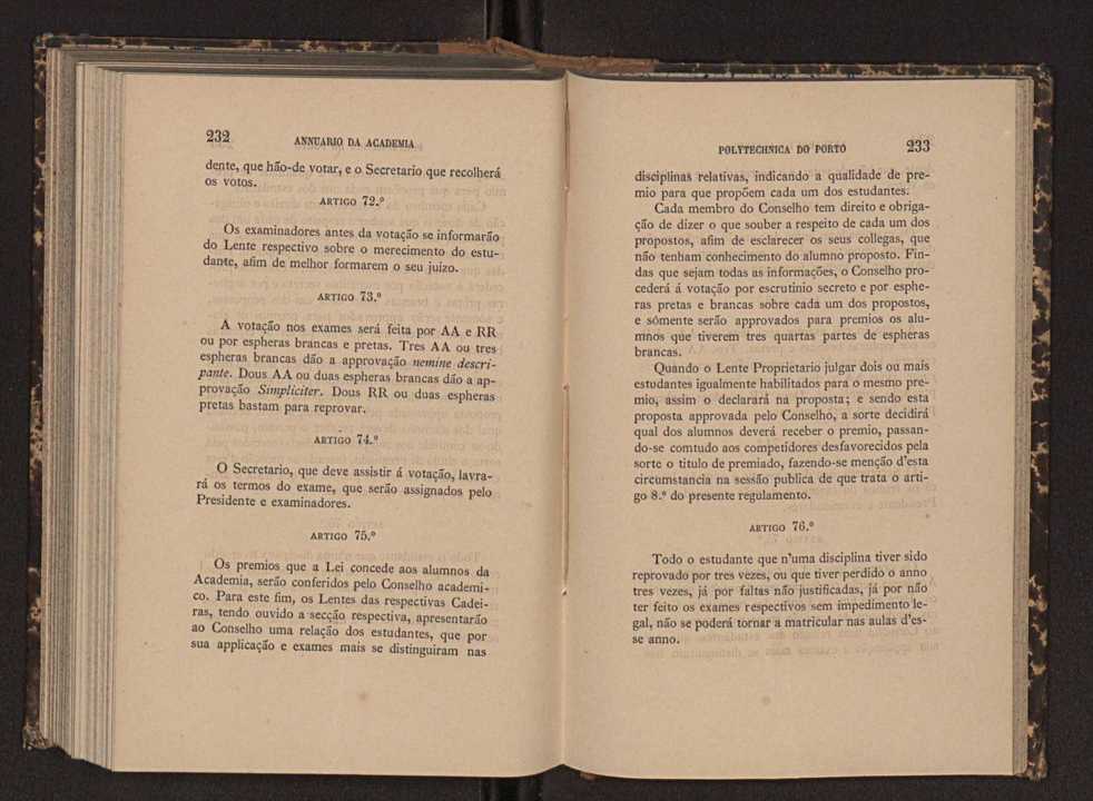 Annuario da Academia Polytechnica do Porto. A. 6 (1882-1883) / Ex. 2 121