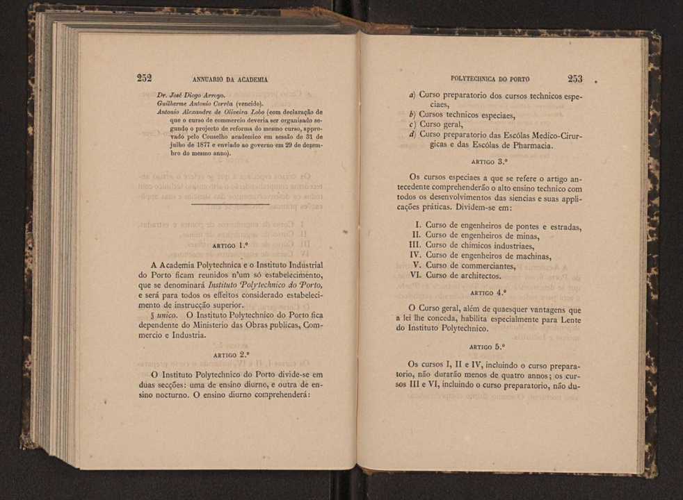 Annuario da Academia Polytechnica do Porto. A. 6 (1882-1883) / Ex. 2 131
