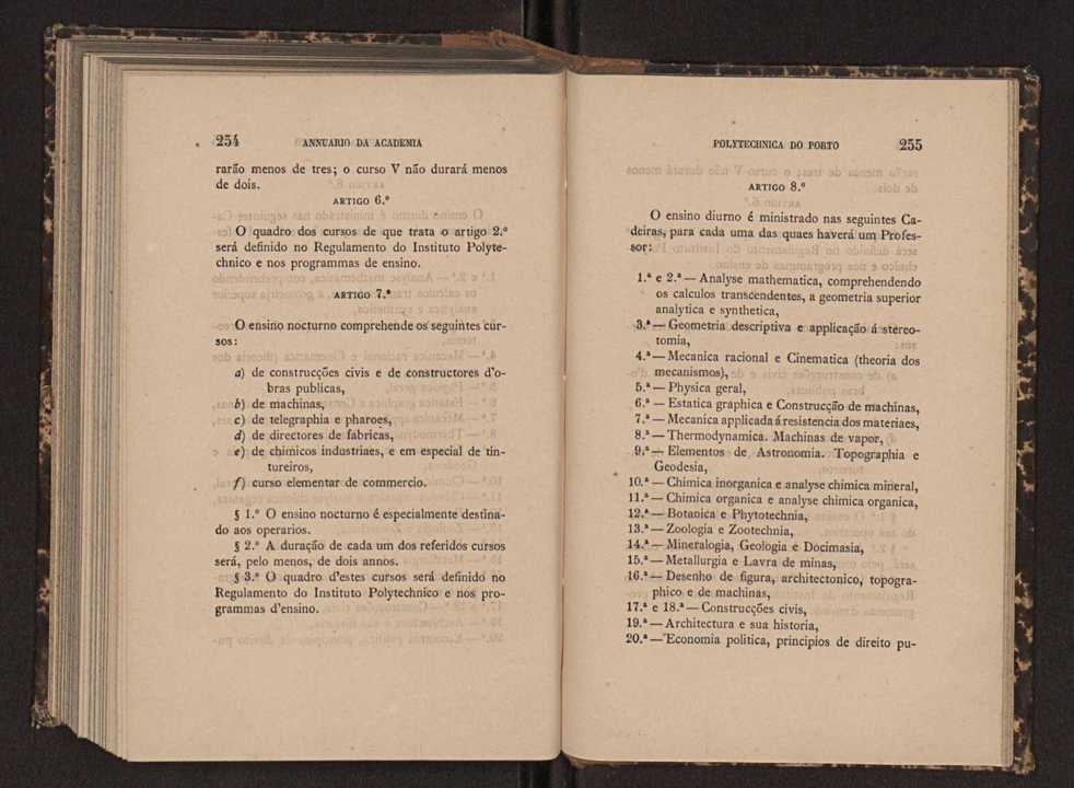 Annuario da Academia Polytechnica do Porto. A. 6 (1882-1883) / Ex. 2 132
