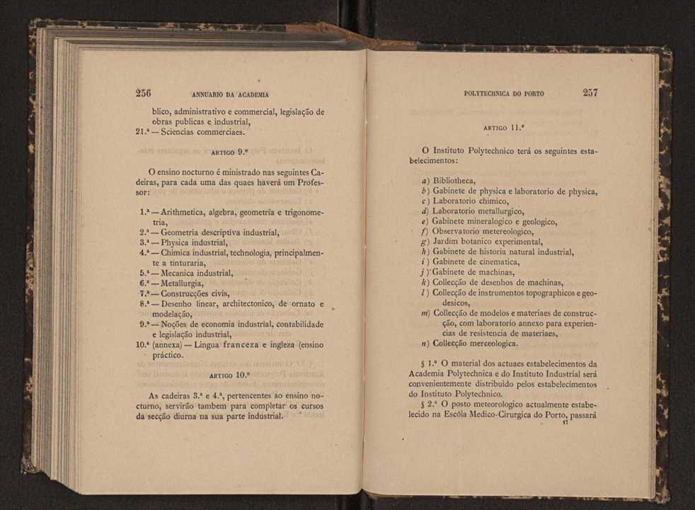 Annuario da Academia Polytechnica do Porto. A. 6 (1882-1883) / Ex. 2 133