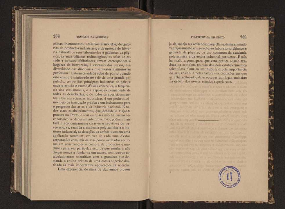 Annuario da Academia Polytechnica do Porto. A. 6 (1882-1883) / Ex. 2 139