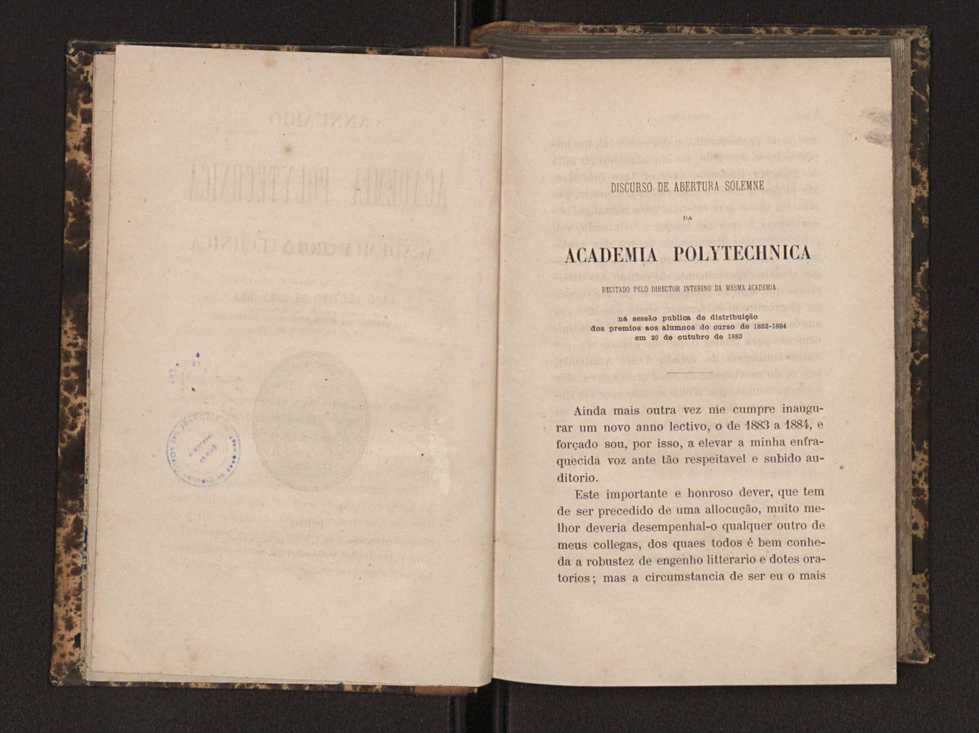 Annuario da Academia Polytechnica do Porto. A. 7 (1883-1884) / Ex. 2 4