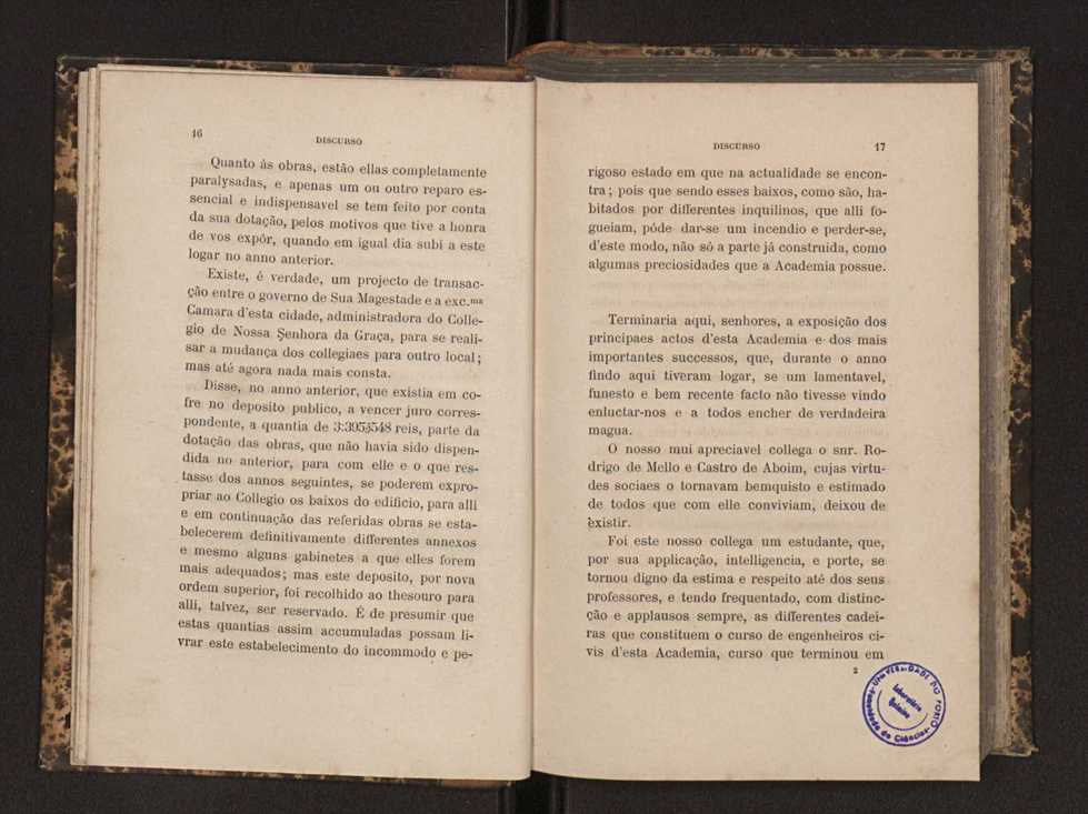 Annuario da Academia Polytechnica do Porto. A. 7 (1883-1884) / Ex. 2 10