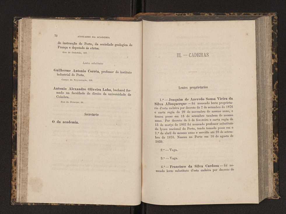 Annuario da Academia Polytechnica do Porto. A. 7 (1883-1884) / Ex. 2 38