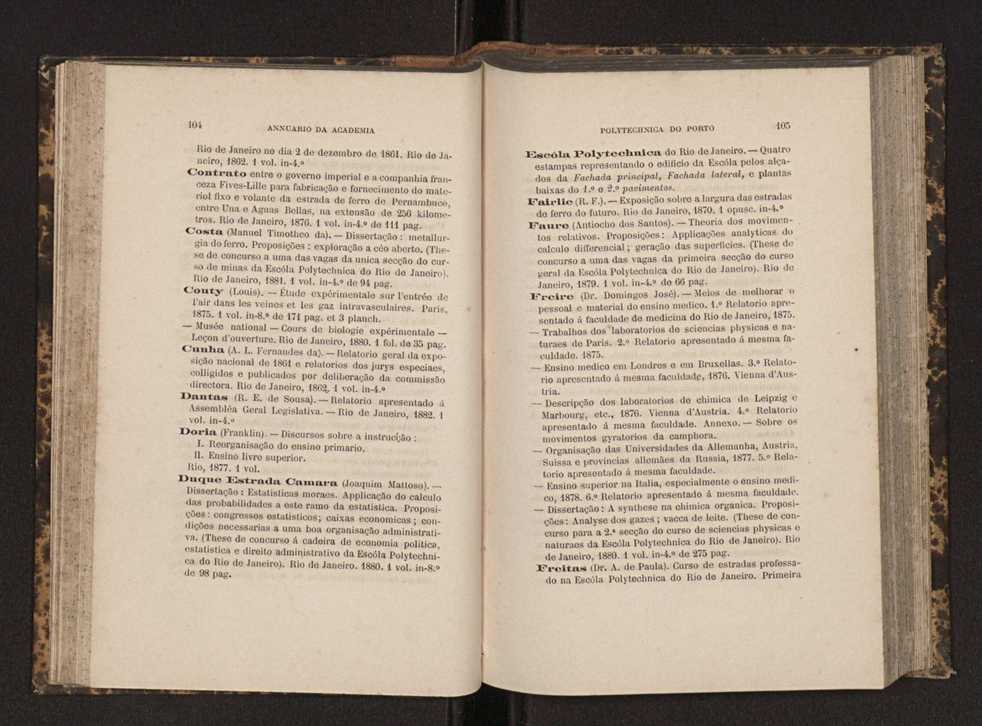 Annuario da Academia Polytechnica do Porto. A. 7 (1883-1884) / Ex. 2 54