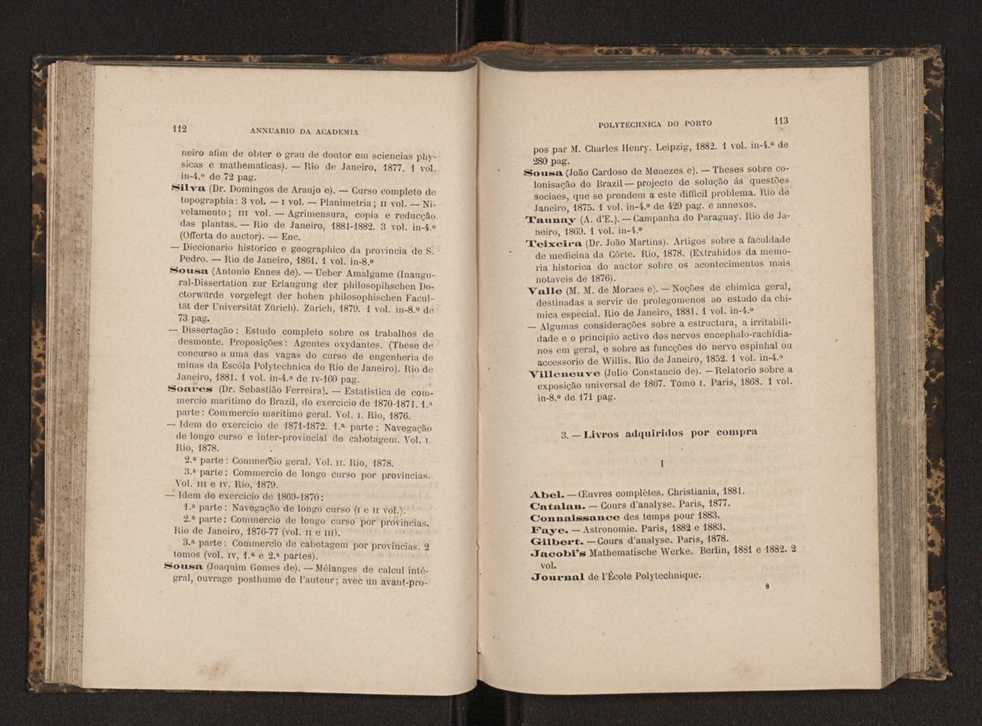 Annuario da Academia Polytechnica do Porto. A. 7 (1883-1884) / Ex. 2 58